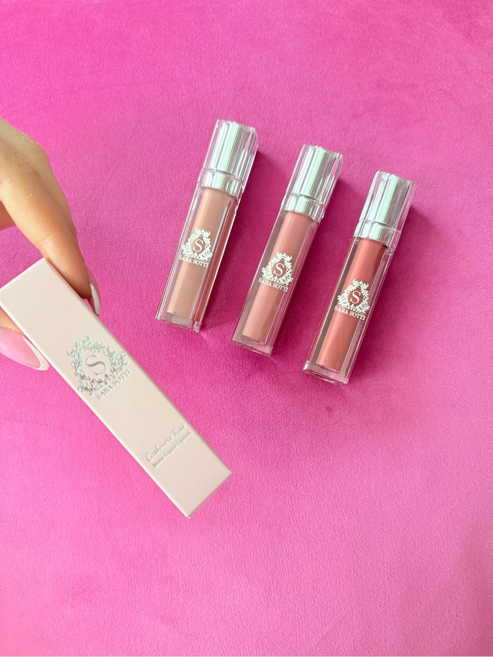 SARA SOTTI Cashmere Kiss Matte Liquid Lipstick, Long Lasting